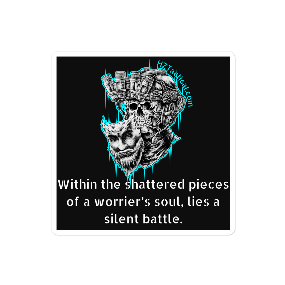Silent Battle Stickers Black